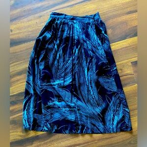 Robert orsini vintage rayon skirt size 13/14